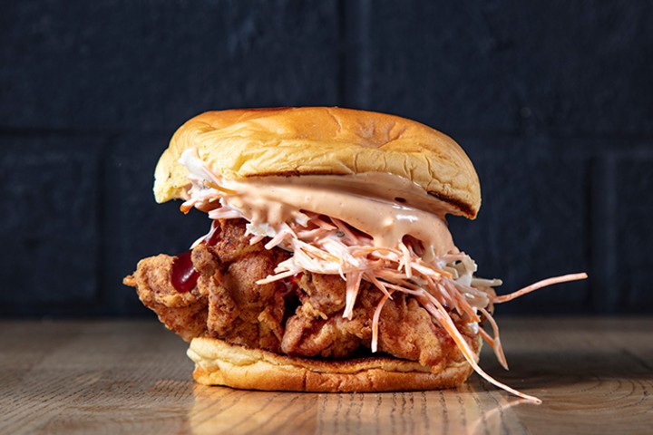 Crispy Chicken Burger - Black Tap - Craft Burgers & Beer