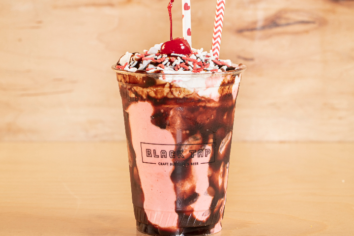 Valentine Day Shake - Black Tap - Craft Burgers & Beer