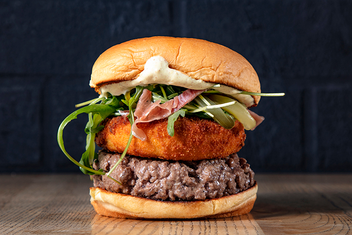 The Swiss Burger - Black Tap - Craft Burgers & Beer