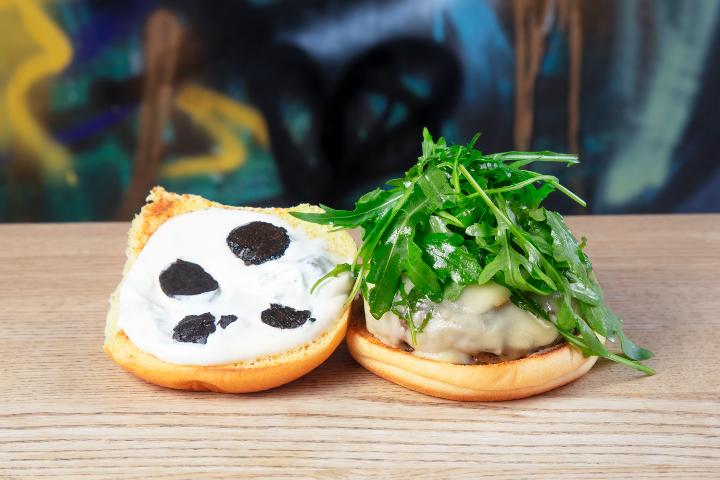 Moving Mountain Truffle Burger - Black Tap - Craft Burgers & Beer