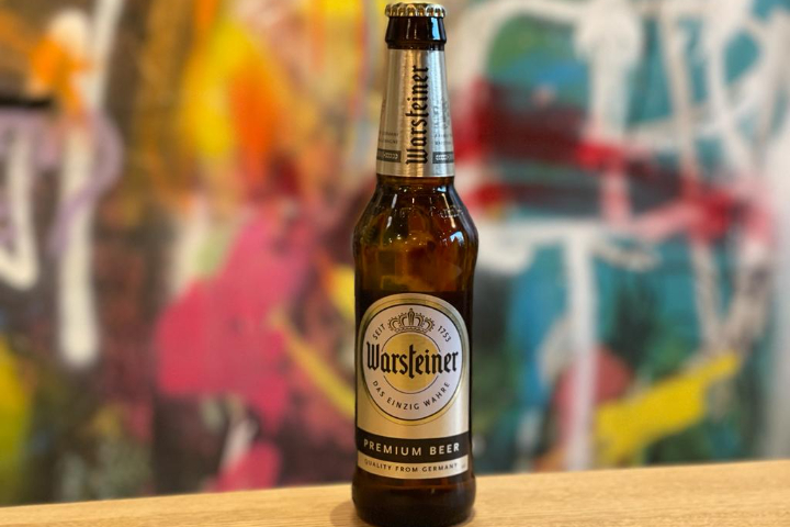 Warsteiner Lager - Black Tap - Craft Burgers & Beer
