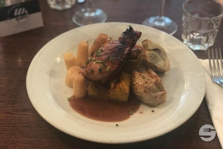 Stuffed quail - Café du marché