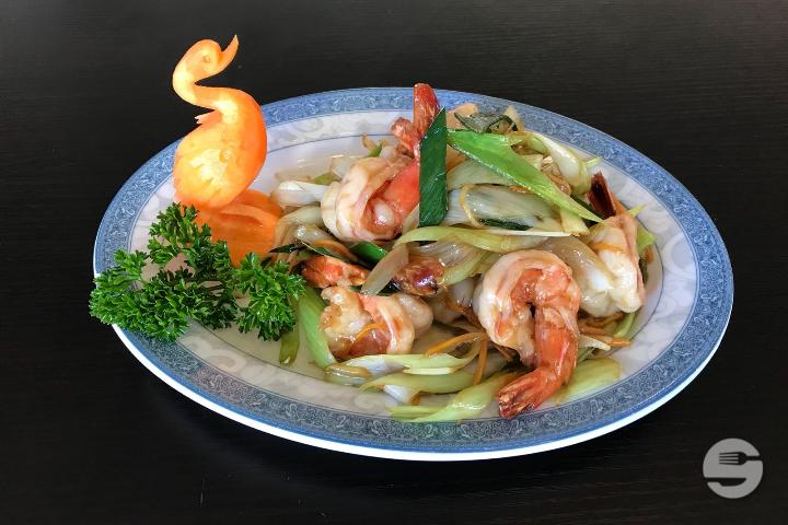 Crevettes au Gingembre - Shangri La