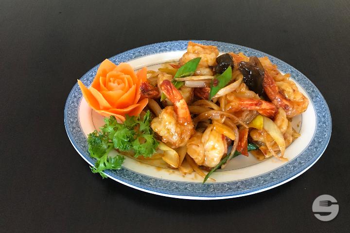 四川蝦 - Crevettes Sichuan - Shangri La