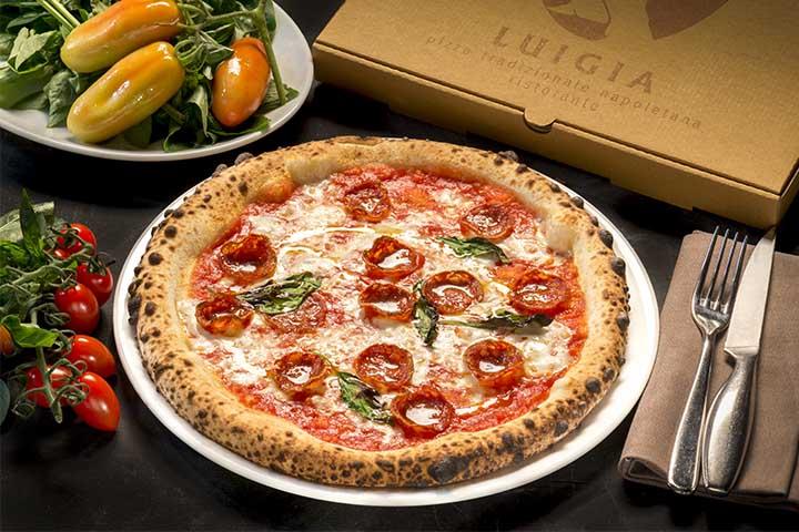 Margherita spicy salami - Doublons - Luigia Sok *