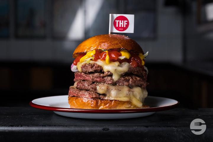 Double Cheeseburger - The Hamburger Foundation - THF (Eaux Vives)