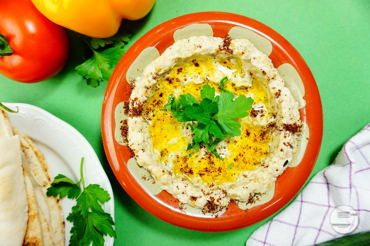 Baba Ganoush mit brot - Noura
