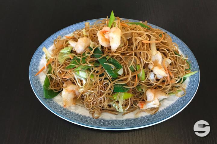Nouilles Sautées aux Crevettes - Shangri-La