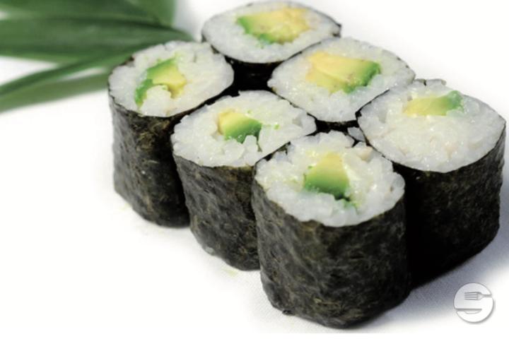 704. Avocado Maki (vegi) 6 Stk. - Asia Number One