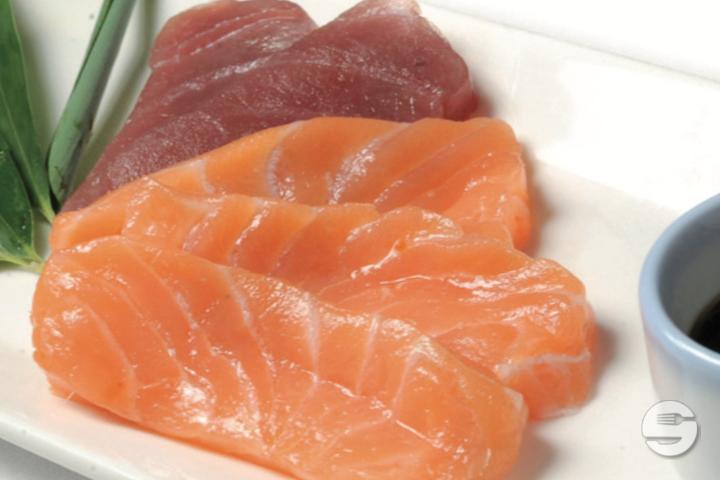 712. Sashimi mix 3 Stk. Lachs, 2 Stk. Thunfisch - Asia Number One