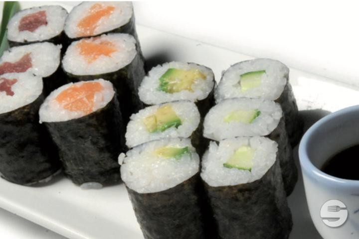 715. Maki Menü je 3 Stk. /Thuna, Lachs, Gurken, Avocado - Asia Number One
