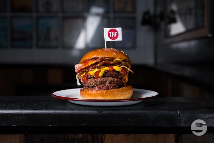 Double Baconburger - The Hamburger Foundation - THF (Pâquis)