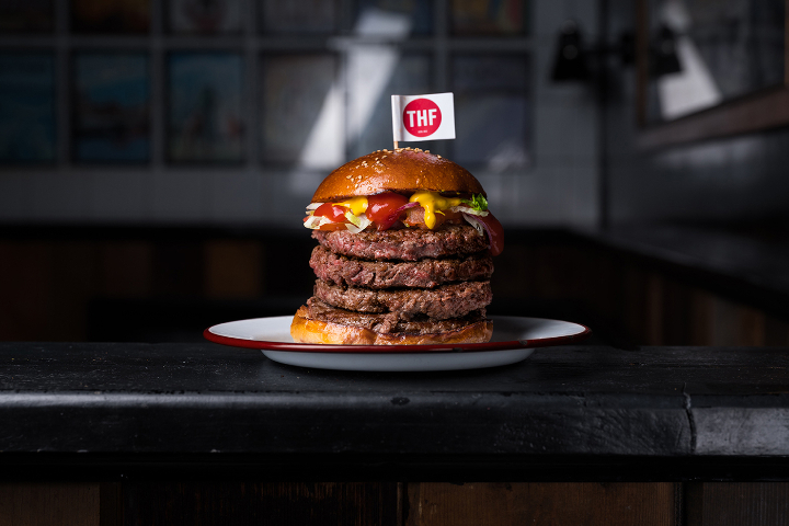 Menu Double Hamburger - The Hamburger Foundation - THF (Pâquis)