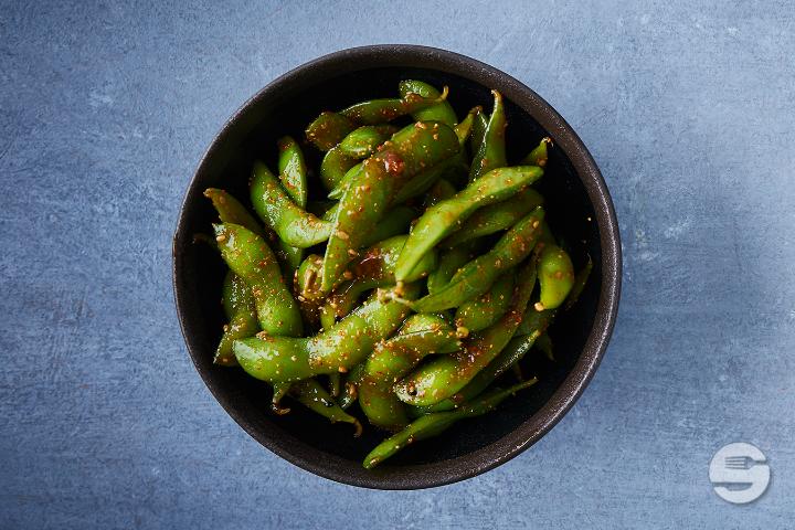 Spicy Glazed Edamame - Yooji's