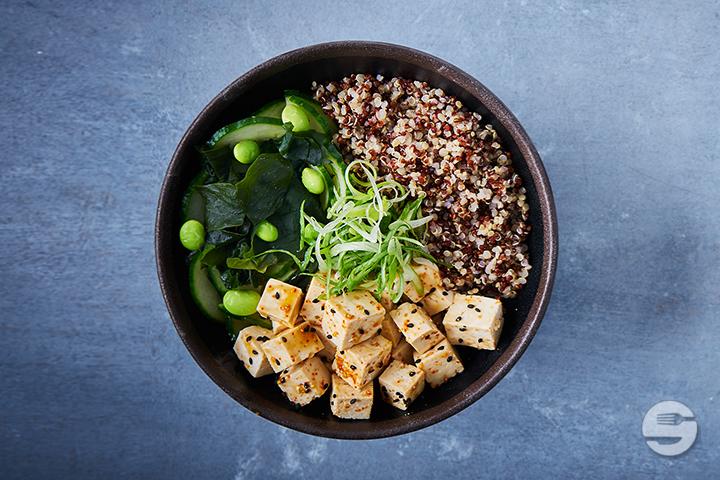 Tofu Edamame Poké - Yooji's
