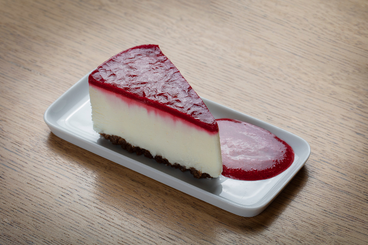 Cheesecake Cru à la Framboise - Denise's - Art of Burger by Philippe Chevrier