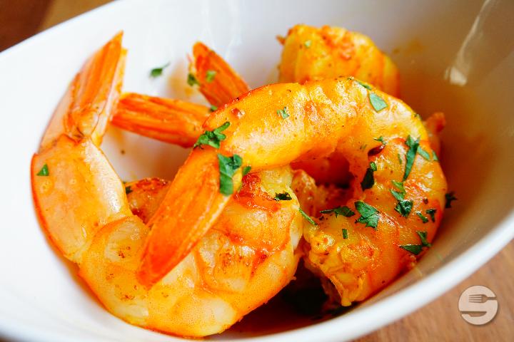 Gambas al Ajillo - Volver - Café Tapas Vinos Luzern