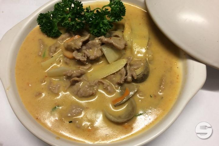 1H Boeuf au curry rouge Thaï - Mandarine