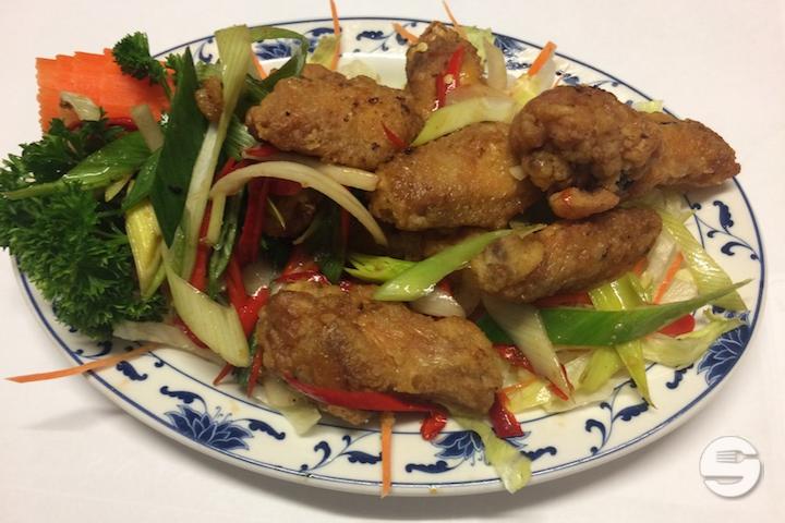 13E Ailes de poulet pimentées à l'ail - Mandarine