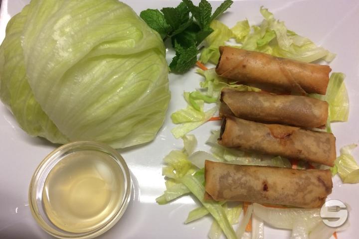 11 Rouleaux de printemps à la viande - Mandarine