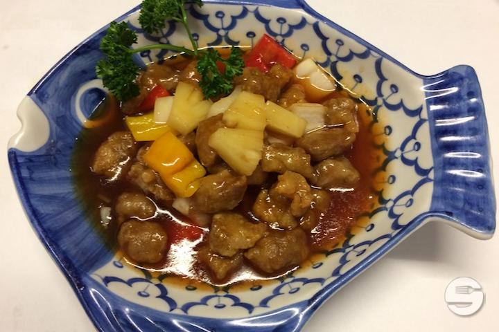 72 Porc à l'aigre-doux - Mandarine