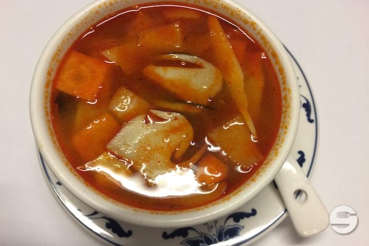 1 Soupe Thaï, soupe aigre-piquante aux crevettes - Mandarine