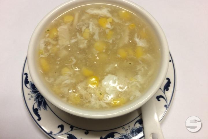 2 Potage au maïs et poulet - Mandarine