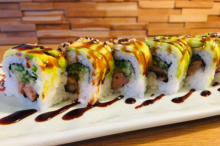 Teriyaki poulet, concombre et avocat - BAO LAB + Sushi