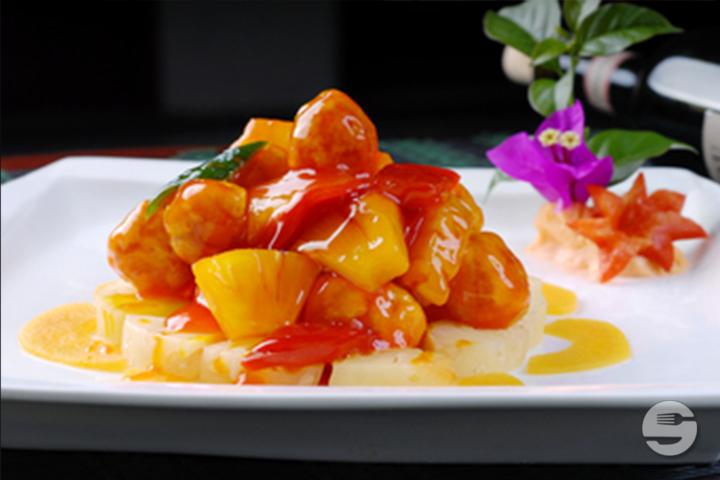 30. Baked sweet-sour chicken - Falken am Rotsee