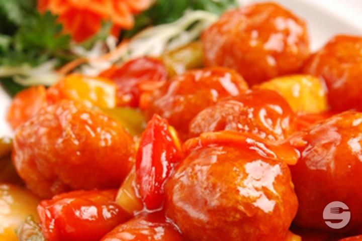 80. Gebratene Scampi Süss-Sauer - Falken am Rotsee