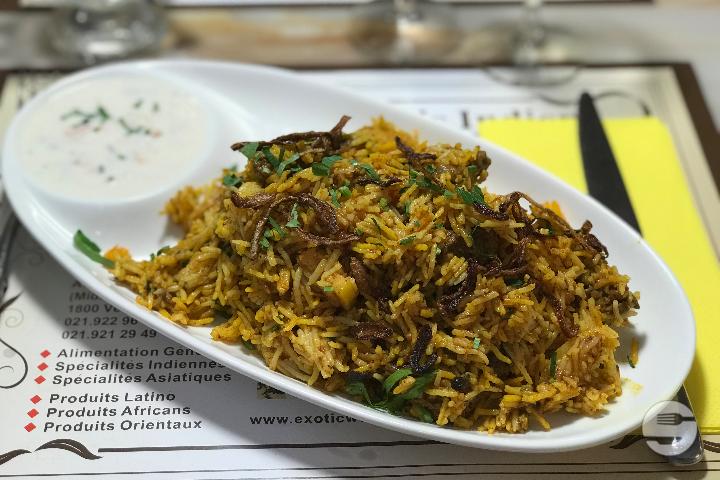 Lamb biryani - Palais Indien