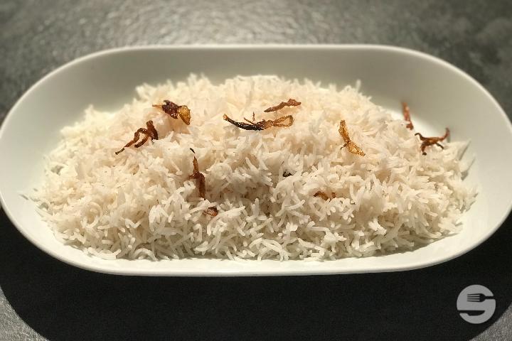 Rice with pilau (coconut) - Palais Indien