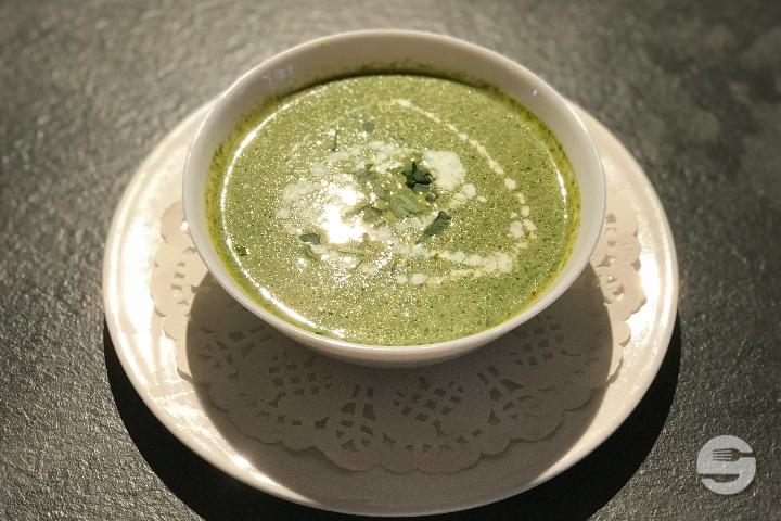 Sag Shorba / Soupe d’épinards - Royal Palais Indien