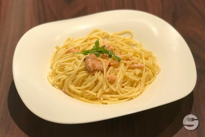 Spaguetti Smoked salmon cream - Chef Jean