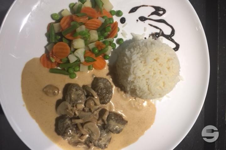 Mushroom beef balls - Chef Jean