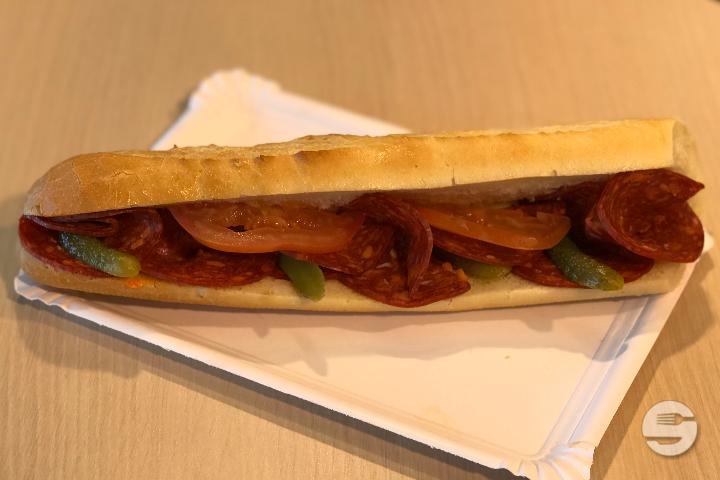 Half chorizo baguette - Chef Jean