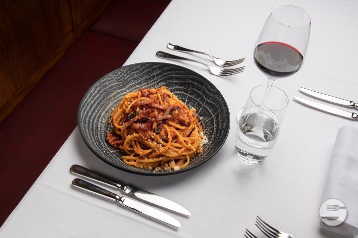 Spaghetti alla Carbonara - Marjolaine - Cuisine du Soleil
