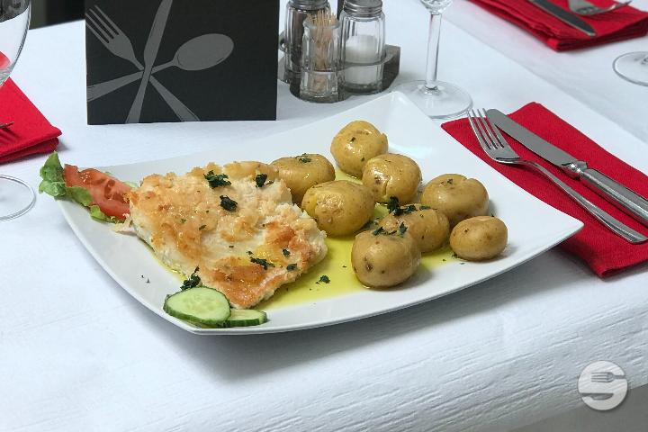 Bacalhau a lagareiro - Entre Amigos
