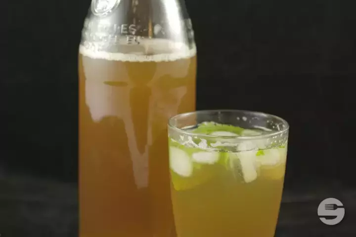 Homemade Cold Tea Mint - Culture Café