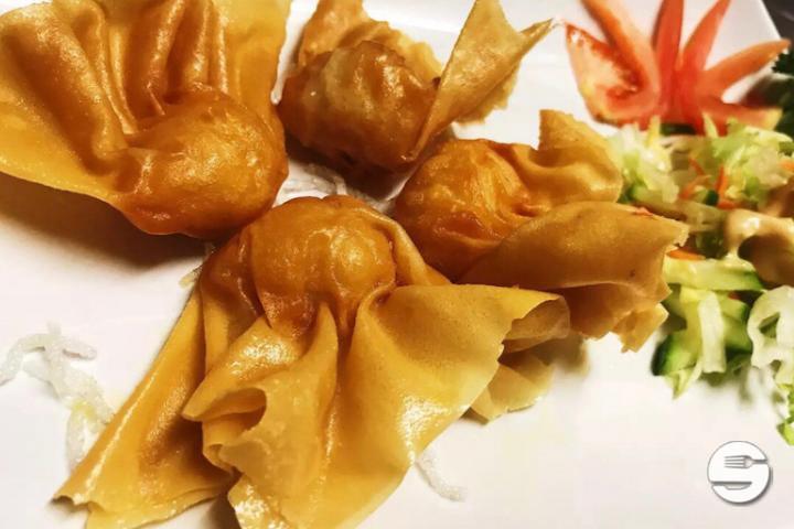 Fried shrimp ravioli - Fuji