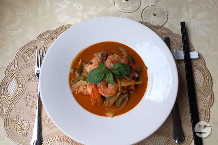 Tom yang soup with shrimp - Tokyo