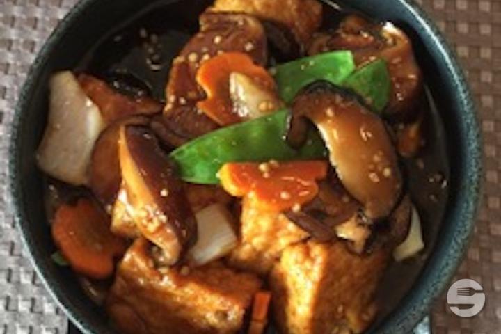 Tofu Fritters with Chinese Mushrooms - Tao Yuan