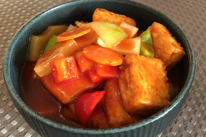 Tofu Fritters with Sweet and Sour Sauce - Tao Yuan