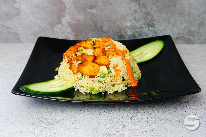 Poulet Fried Rice - Amma's Food
