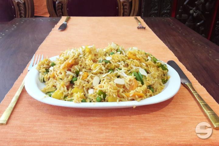 Vegetable Biryani - Restaurant indien Rajpoute
