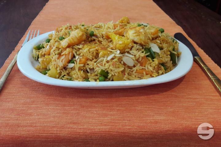 Jheenga Biryani - Restaurant indien Rajpoute
