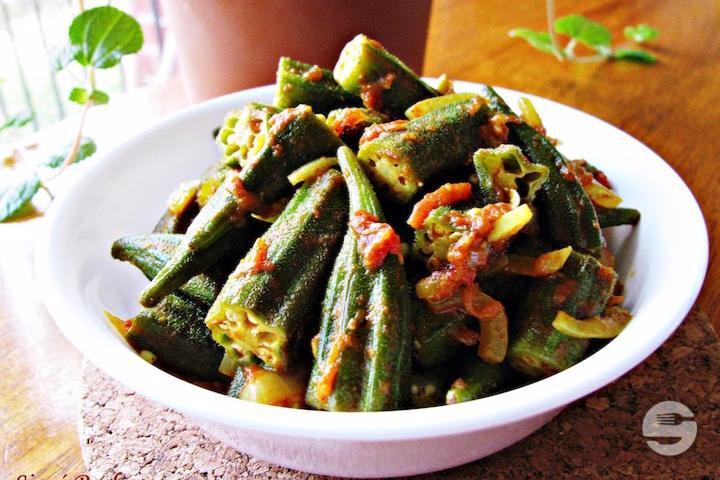 Okras Bhindi - Restaurant Rajpoute