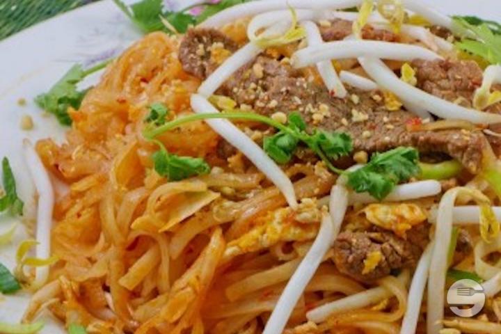 Nouilles sautées au boeuf et soja - Sawasdee