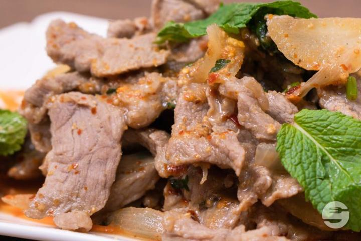 Porc Larb piquant (sans riz) - Sawasdee