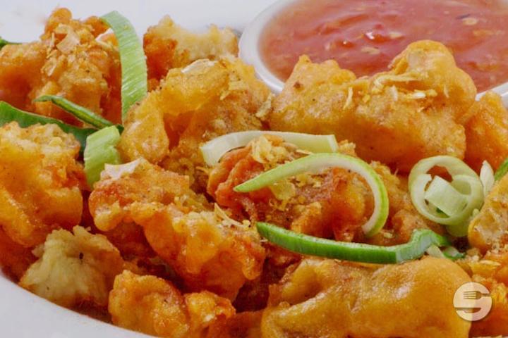 Poulet croustillant à l'ail et au poivre - Sawasdee